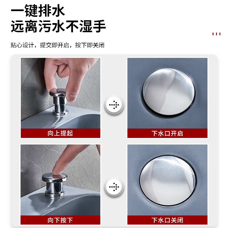 拖把池阳台拖把盆卫生间移动洗墩布池拖布池家用新款地盆水池水槽