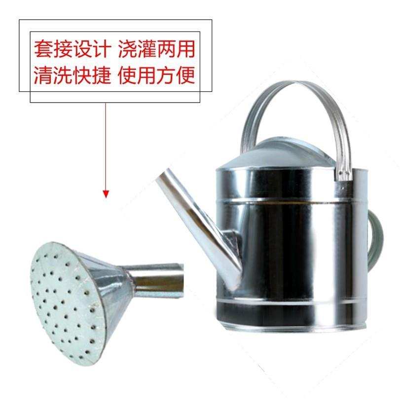 加厚不锈钢洒水壶家用大容量长嘴浇花浇水浇菜淋花加油桶喷壶