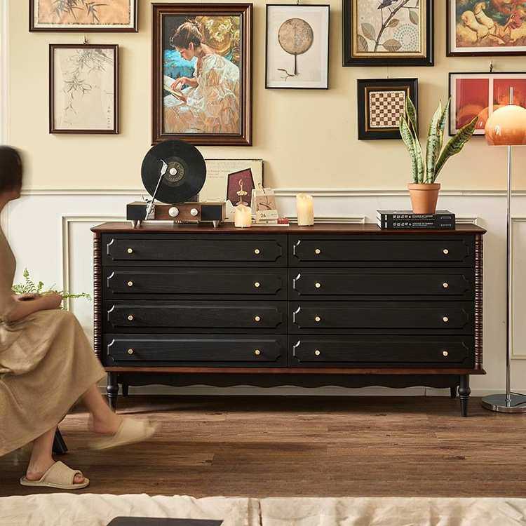 全实木斗柜法式中古风复古美式卧室床尾储物柜四五六八斗柜收纳柜,基础建材,亚克力板,淘宝优惠券,粉丝福利购,淘宝优惠卷