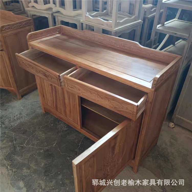 复古怀旧中式老榆木斗柜抽屉式落地收纳柜卧室床头柜收纳小矮柜
