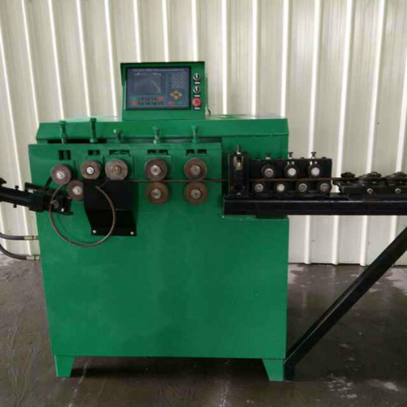 阳江1-6mm数控液压式钢丝打圈机 自动冲孔成型打圈机