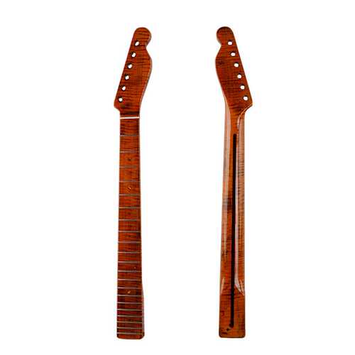 21品精美虎纹枫一体吉他琴颈Fender-TL电吉他琴柄擦色亮光琴柄