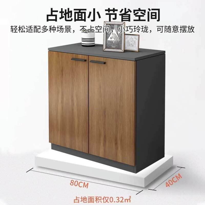 简约文件柜办公室储物柜档案资料柜收纳书柜置物柜柜子木质隔断柜