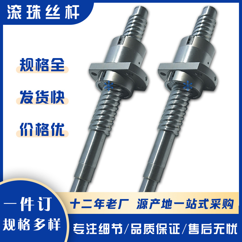 滚珠丝杠BSS/BSSE0802 1002 1004 1010 1202 1204 1205 1210 1505