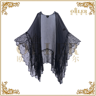 【欧宝莱尔】新款气质时尚轻奢女装外披连衣裙305-25411