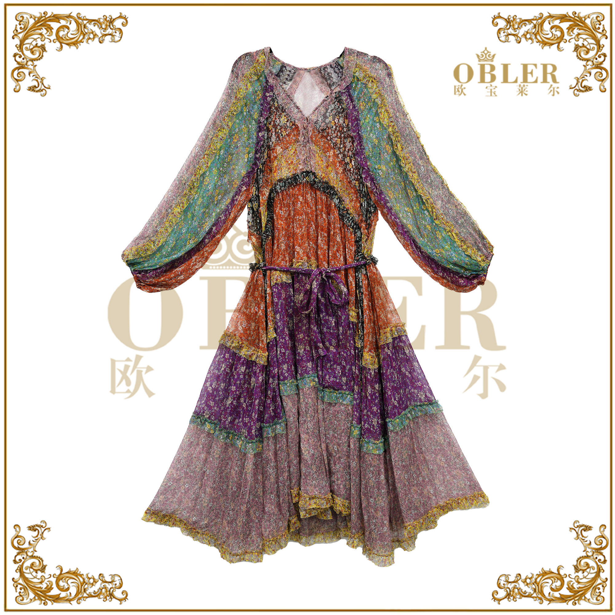 【欧宝莱尔】OBLER轻奢高端连衣裙