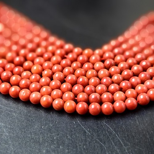 天然珊瑚散珠子diy饰品配件手工编织手链项链配珠人工养殖