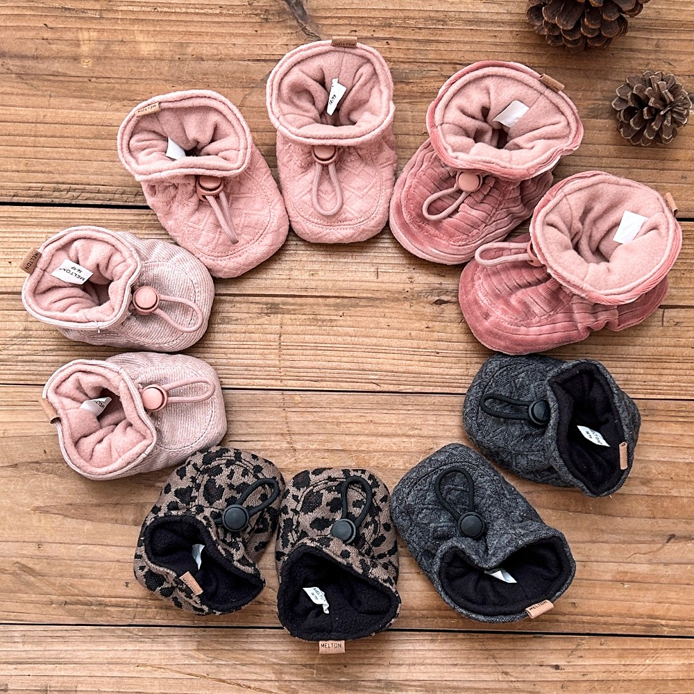 丹麦 melton FW24 秋冬新生儿宝宝保暖脚套袜套