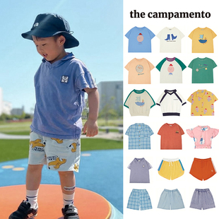 T恤短裤 3件5折 SS25春夏男女宝短袖 campamento 西班牙the