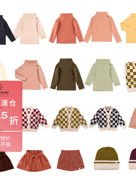 3件5折 bonnie the gang秋冬秒杀合集FW24打底衫短裙针织开衫