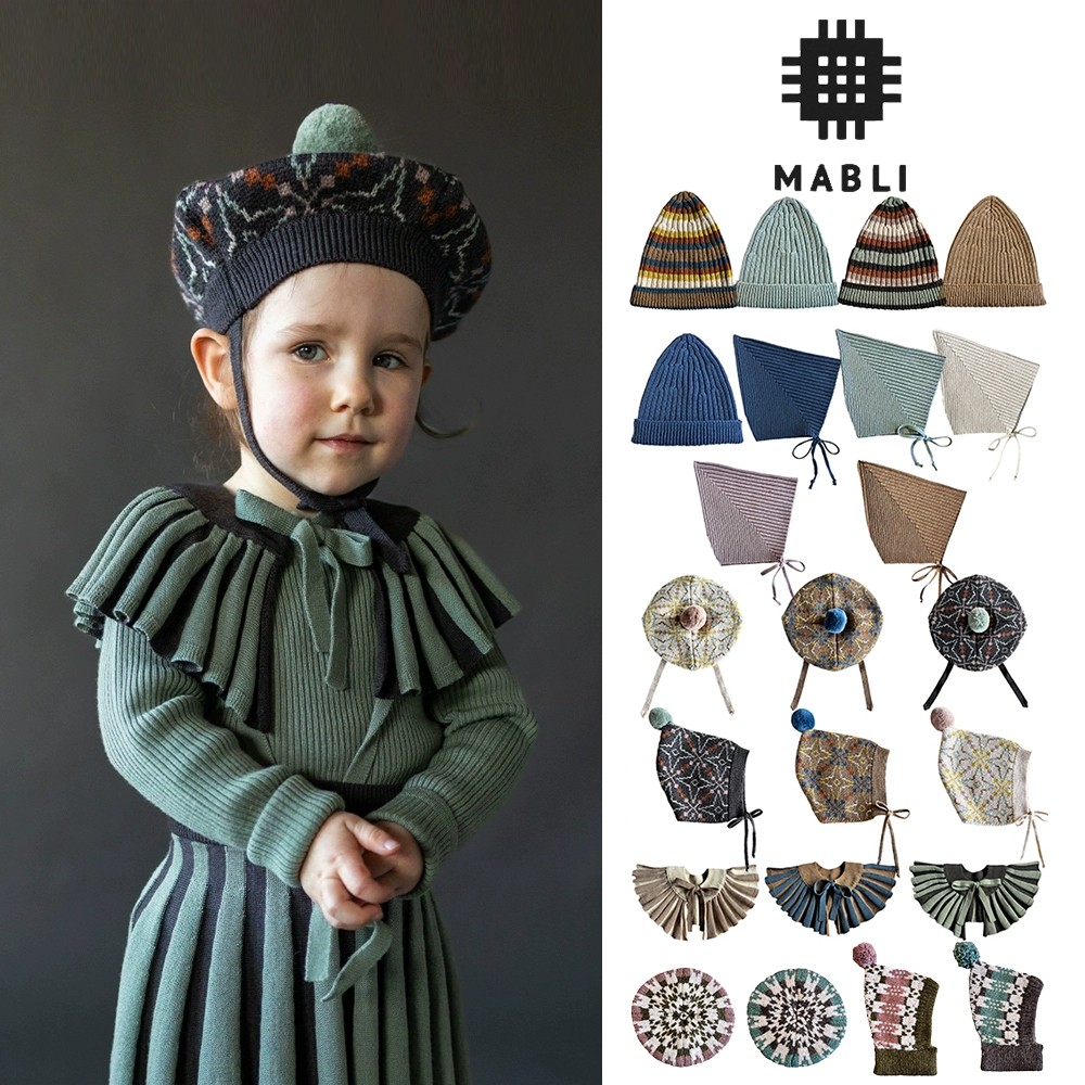 英国mabli系带精灵帽贝雷帽
