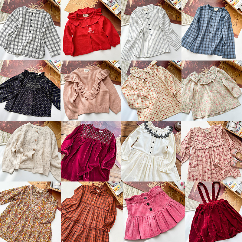 3Z清仓 法国Louis louise秋冬秒杀合集 FW24女宝毛衣上衣连衣裙