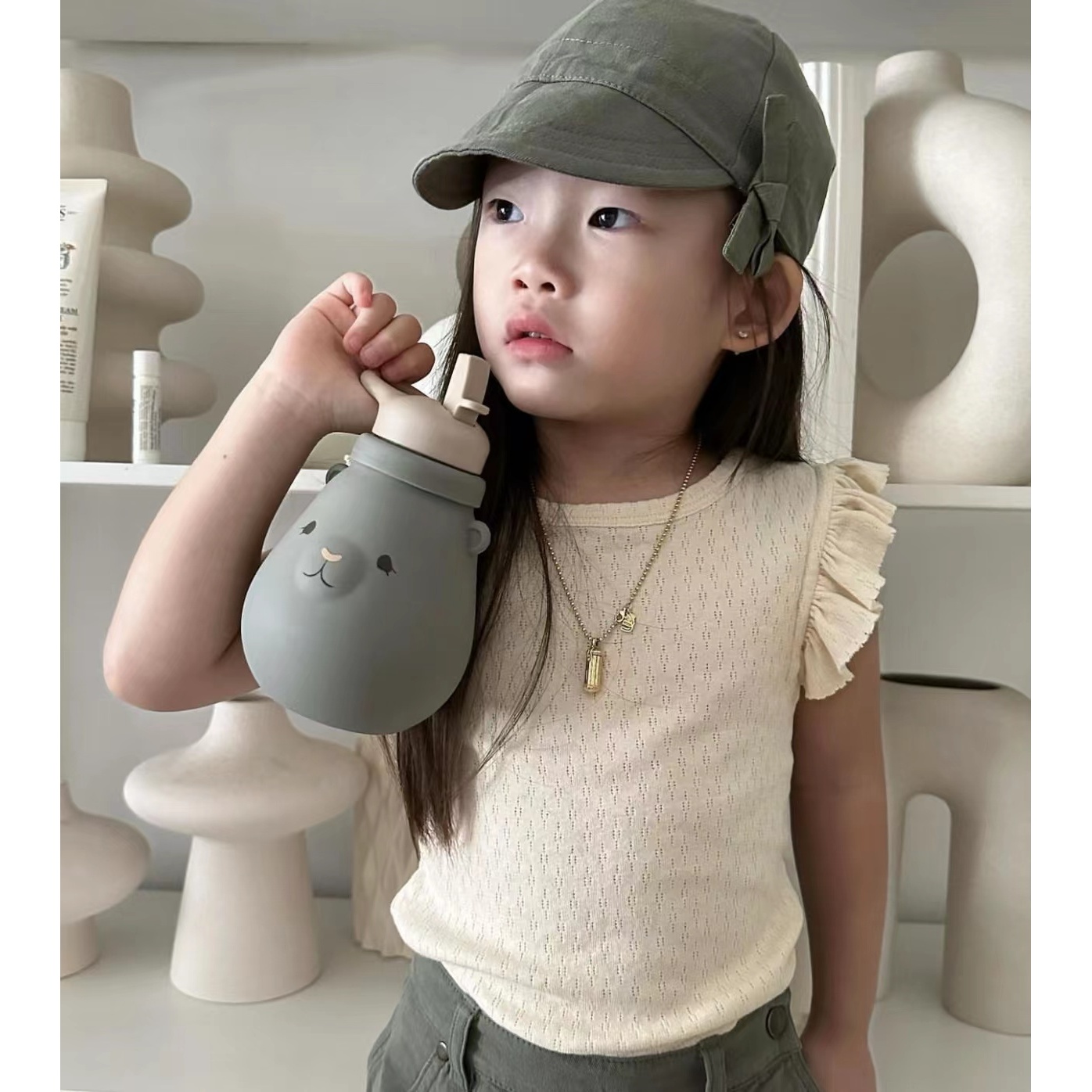 Kongesslojd硅胶吸管水杯春夏