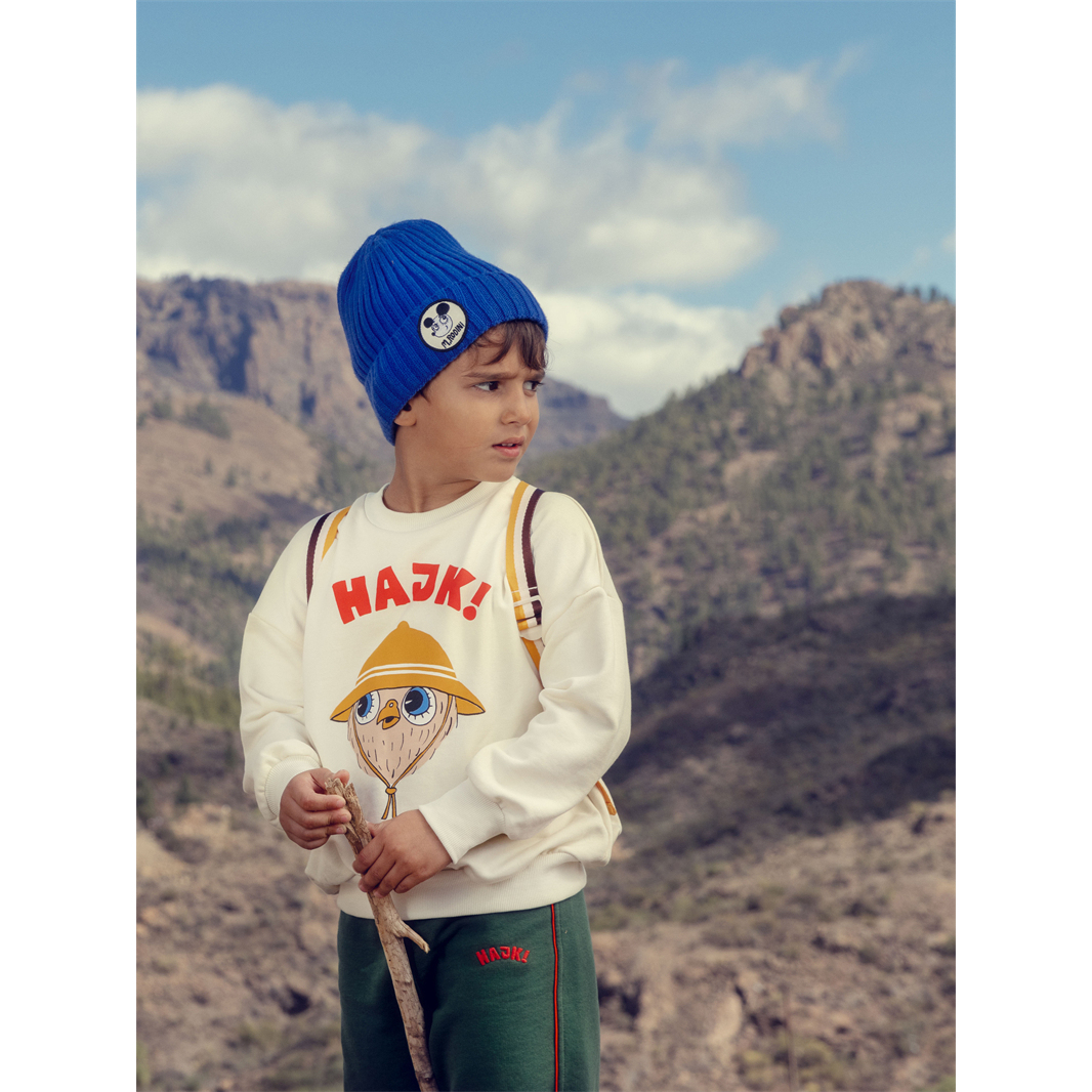 3件5折 MINI RODINI SS24儿童中性外套卫衣卫裤发带袜子