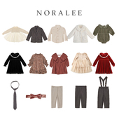 领结裤 3件5折秒杀 外套衬衫 美国Noralee秋冬长袖 子连衣裙 不换退