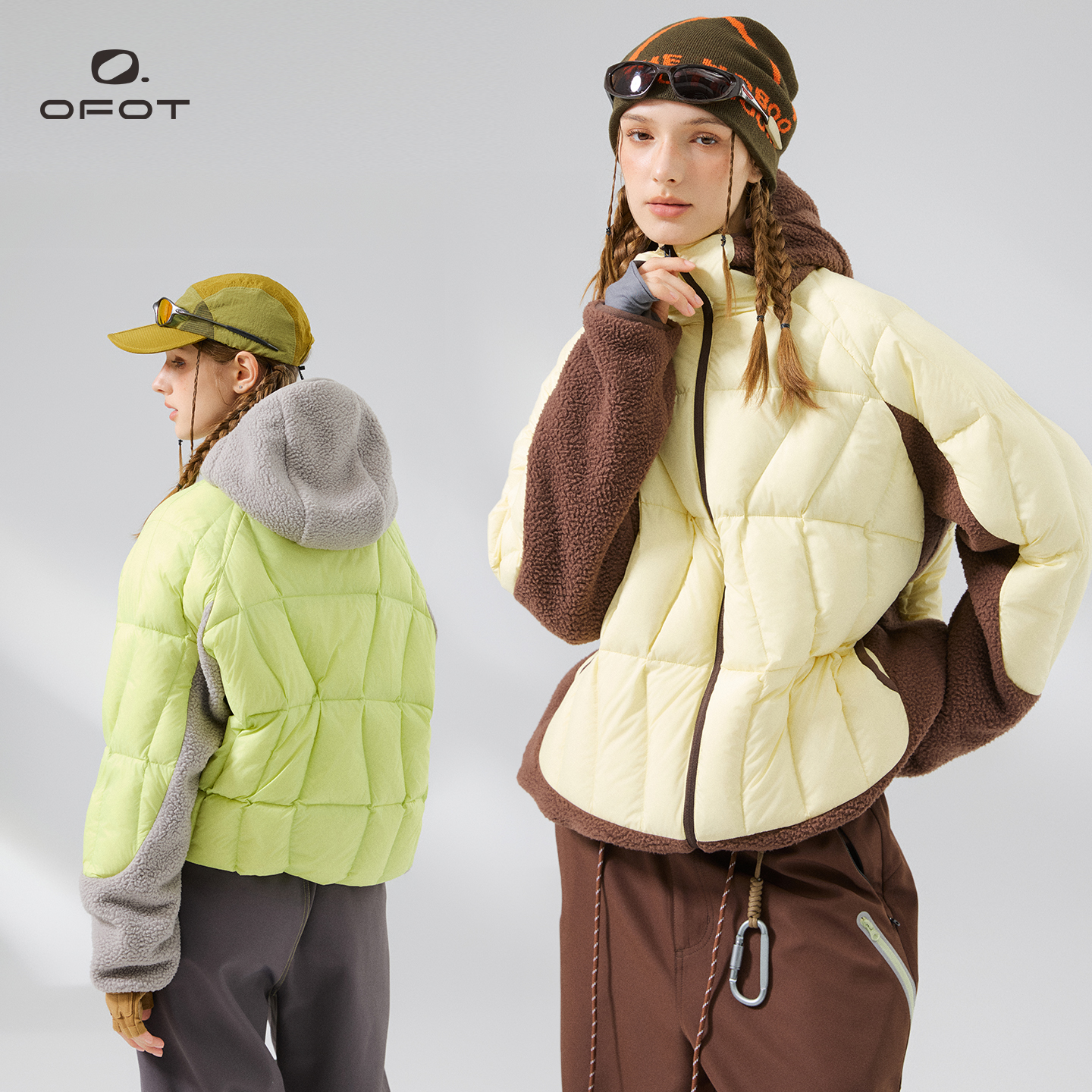 暖绒奶芙 山系户外轻量连帽90白鸭绒保暖防泼水登山夹克羽绒外套