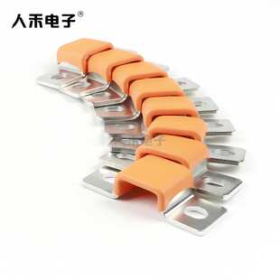 新能源电源导电排 电池PACK模组连接铝排 热缩管铝排软连接