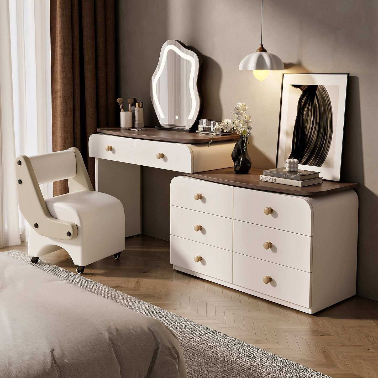 防发霉家用梳妆台收纳柜一体多空间斗柜卧室床尾简约现代化妆桌,模玩/动漫/周边/娃圈三坑/桌游,模型制作工具/辅料耗材,淘宝优惠券,粉丝福利购,淘宝优惠卷