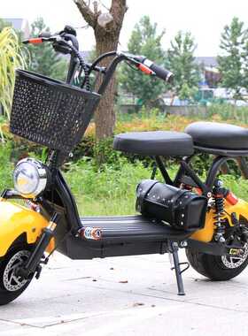 成人48V迷你小哈雷电动车1000W电机锂电池踏板摩托小海豚宽胎滑板