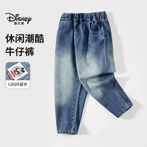 迪士尼宽松牛仔裤2025新款