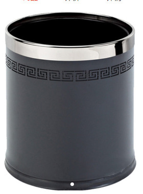 HT   圆形双层房间桶黑色     GPX45F