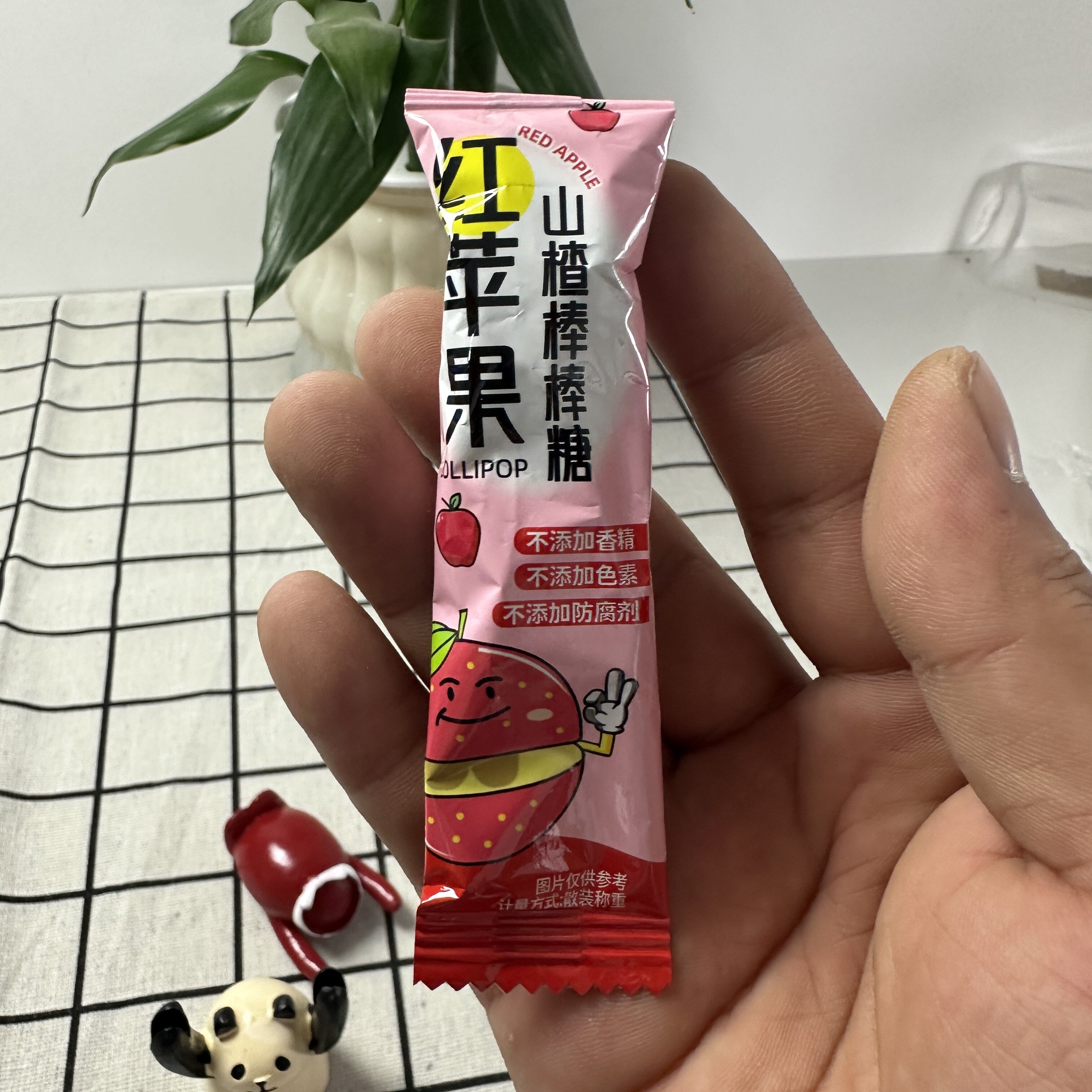 【严选】金银花柚子棒棒糖红苹果山楂水果味硬糖儿童解馋零食糖果