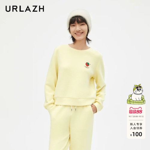 urlazh/有兰休闲宽松圆领卫衣