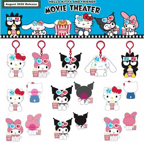 预订  26年8月slo美版影院爆米花Hellokitty毛绒挂件娃娃