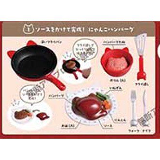 1月预订 正版 EPOCH 猫咪厨房 初次料理 微缩烹饪摆件 扭蛋需补邮