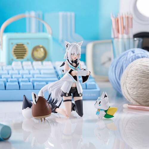 预订  MAX FACTORY hololive 主播 figma 白上吹雪 可动