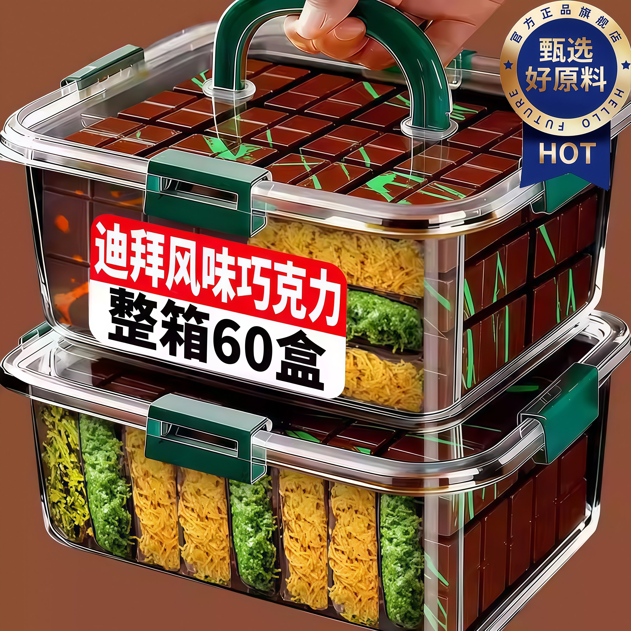 正版迪拜开心果黑巧克力官方旗舰店原装进口棉花糖巧克力代可可脂