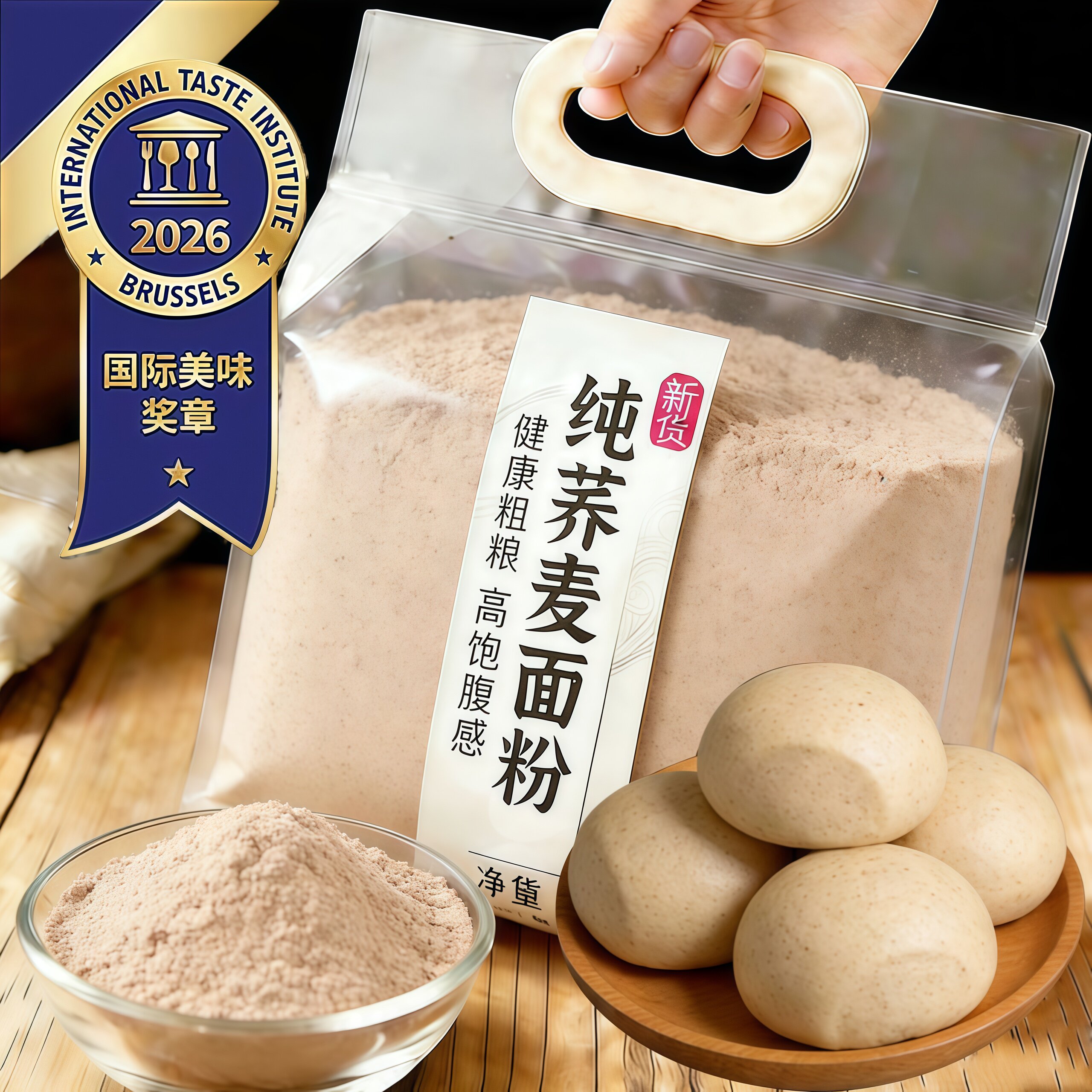 【农科院推荐】纯正荞麦面粉