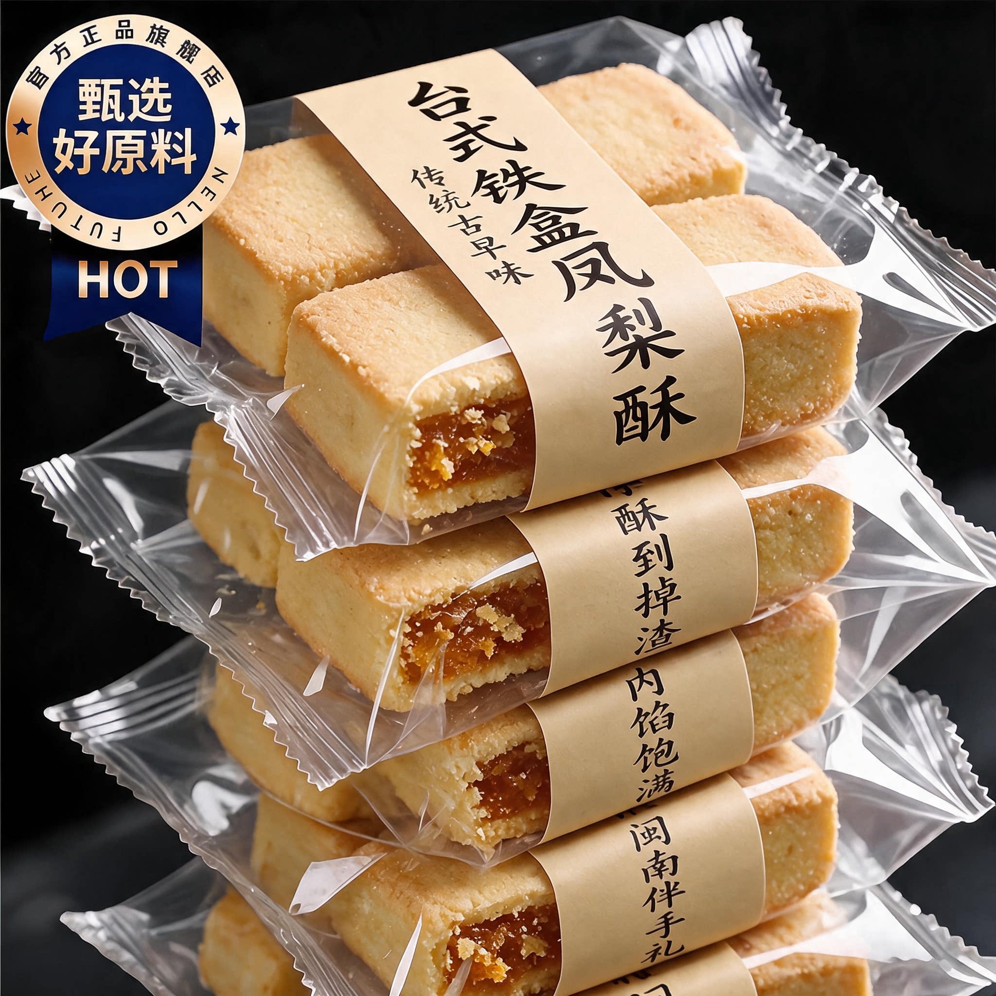 台湾正宗原装进口老字号凤梨酥图片