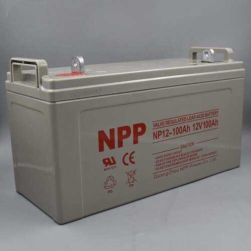 耐普蓄电池 NPG12-100 太阳能免维护直流屏12V100AH UPS备用电源