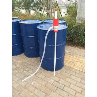 水器抽油泵 kt200升油桶手拉式 塑料油抽 带软管油抽子手动 抽油器