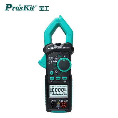 宝工MT-3209数字交直流钳型万用表钳表电流表3-5/6真有效值钳形表