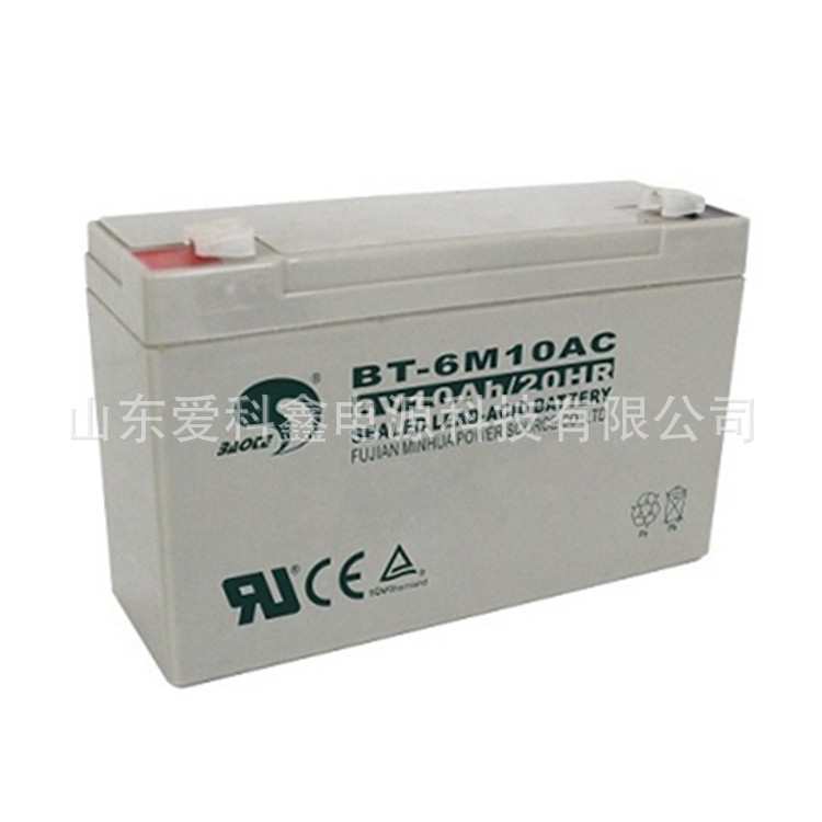 赛特BT-6M10AC 6V10Ah/20HR 吊秤童车电瓶免维护铅酸蓄电池