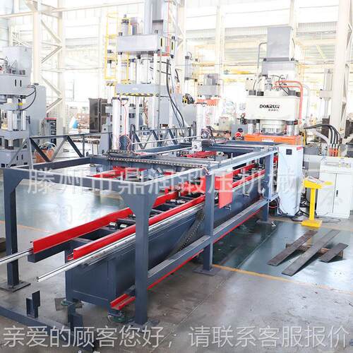 鼎全润400吨锚YQ32杆托盘成型液压机定制 自动料带码垛机400T油压
