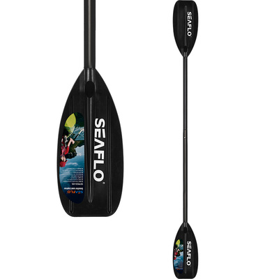 船桨儿童小孩子学生双头桨v叶塑料桨漂流船皮划艇可拆分手划桨品