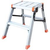 厂家 加厚直销宏大平t台折叠便携工程马凳铝合金家用人字梯子 包邮