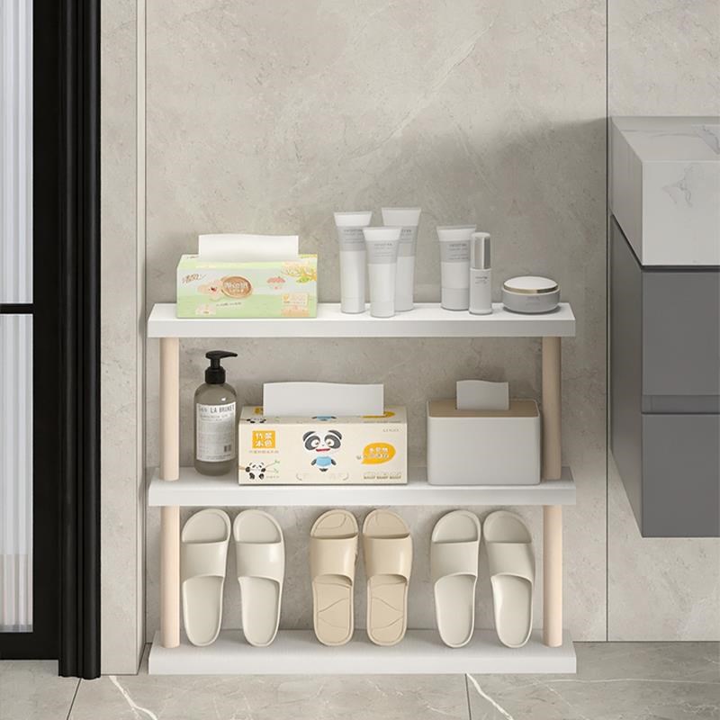 浴室门后置物架厕所墙角落u地窄款收纳架厕所卫生间多层极窄架子