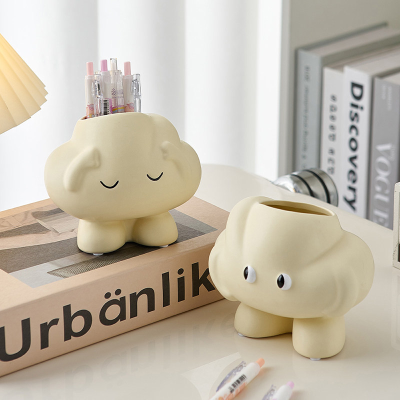 高颜值笔筒桌面文具收纳创意卡y通学生办公室宿舍儿童女孩装饰摆,收纳整理,笔筒,淘宝优惠券,粉丝福利购,淘宝优惠卷