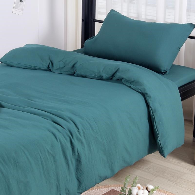 学生宿舍三件套军训床上用品全y套装上下铺单人被子床垫枕头六件