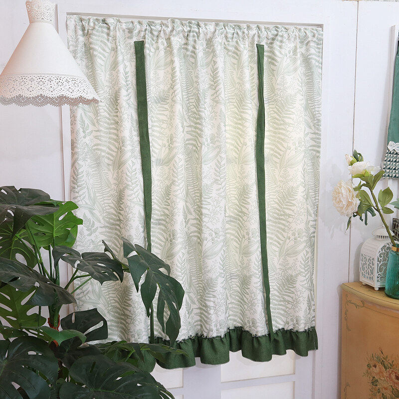 小窗帘卧室d提拉帘美式复古树叶厨房帘气球帘门帘系带帘隔断帘短,居家布艺,成品窗帘,淘宝优惠券,粉丝福利购,淘宝优惠卷