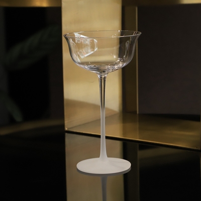 新品创意阔口马天尼杯 干马提尼酒杯 日式三角鸡T尾酒杯水晶玻璃