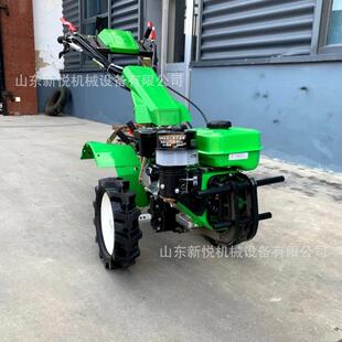 小型农用开沟旋耕机四驱柴油小型挖沟机 多功能后旋微耕机