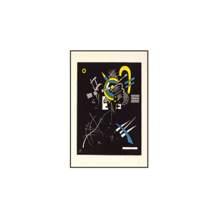 康定斯基装饰画极简n抽象艺术客厅几何卧室挂画沙发背景墙世界名