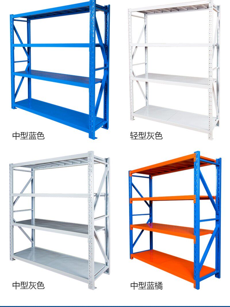 工厂仓库货架展示架库房置物架多层家G用收纳架多功能储物架可拆