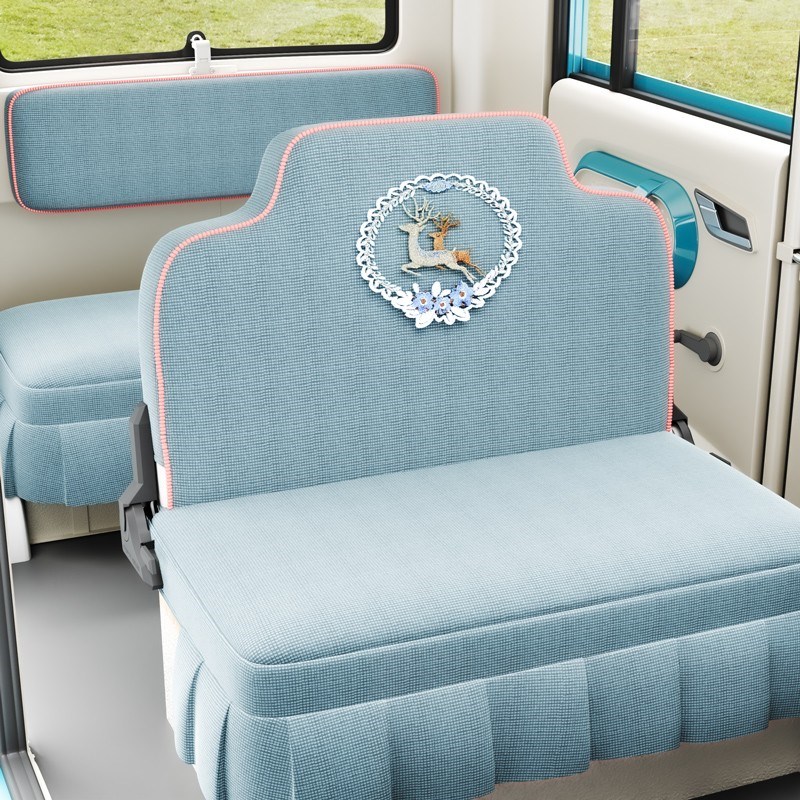 盛昊A7A9电动k四轮车座套专用海宝金彭牛电金博电动三轮车座垫套