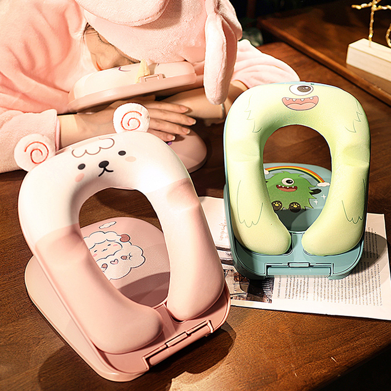 冰丝午睡枕小学生趴睡枕儿童睡觉神器教室桌上折叠午休.趴趴抱枕